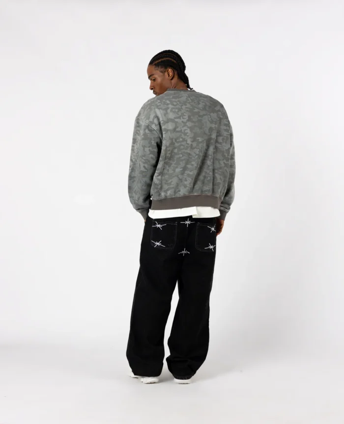 Divin By Divin All Over Dark Camo Crewneck (4)
