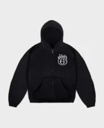 Divin By Divin Black 6Stars Zip