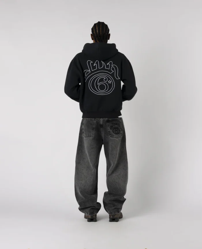 Divin By Divin Black 6Stars Zip (3)