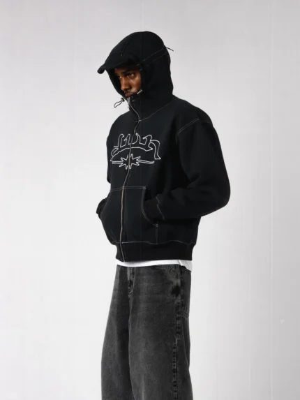 Divin By Divin Black Tech Zip (2)