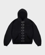 Divin By Divin Black Vertebra Zip