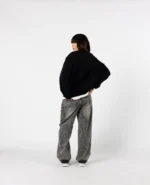 Divin By Divin Black Vintage Military Crewneck (3)
