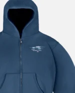 Divin By Divin Blue Int.Inc Zip Hoodie (2)