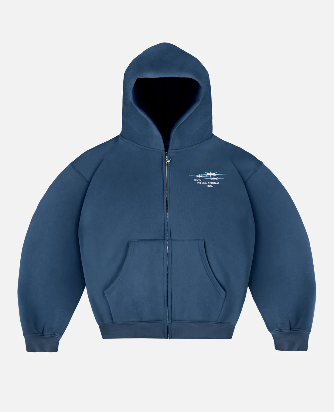 Divin By Divin Blue Int.Inc Zip Hoodie Divin By Divin Blue Int.Inc Zip Hoodie