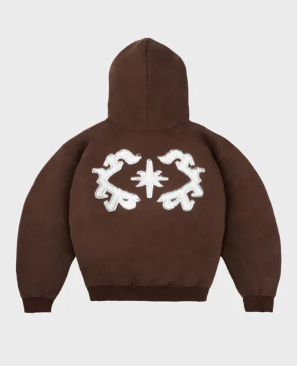 Divin By Divin Brown Toro Hoodie