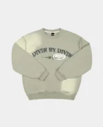 Divin By Divin Green Vintage Military Crewneck