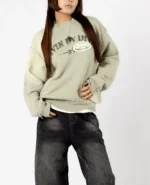 Divin By Divin Green Vintage Military Crewneck (3)