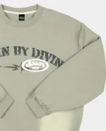 Divin By Divin Green Vintage Military Crewneck (4)