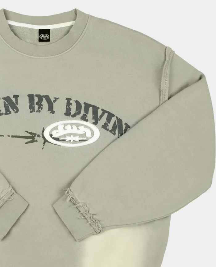 Divin By Divin Green Vintage Military Crewneck (4)