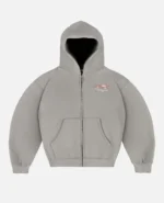 Divin By Divin Grey Int.Inc Zip Hoodie
