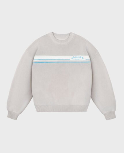 Divin By Divin Grey Line Knit