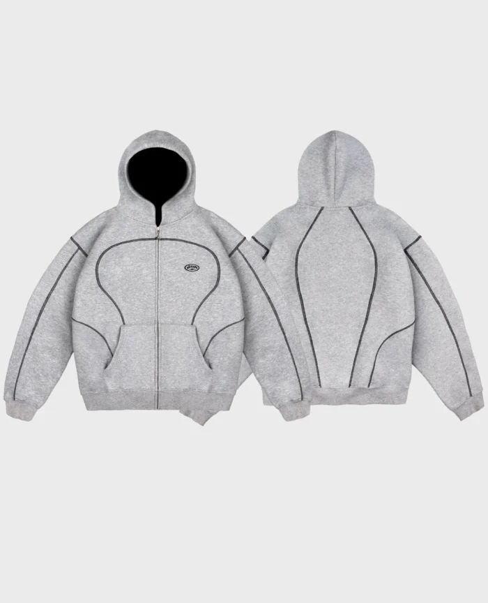 Divin By Divin Grey Line Zip