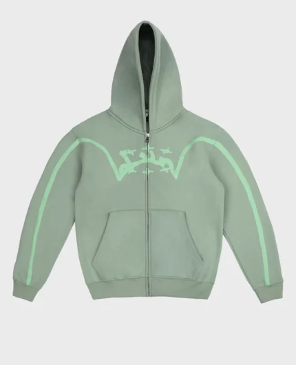 Divin By Divin Line Zip Hoodie