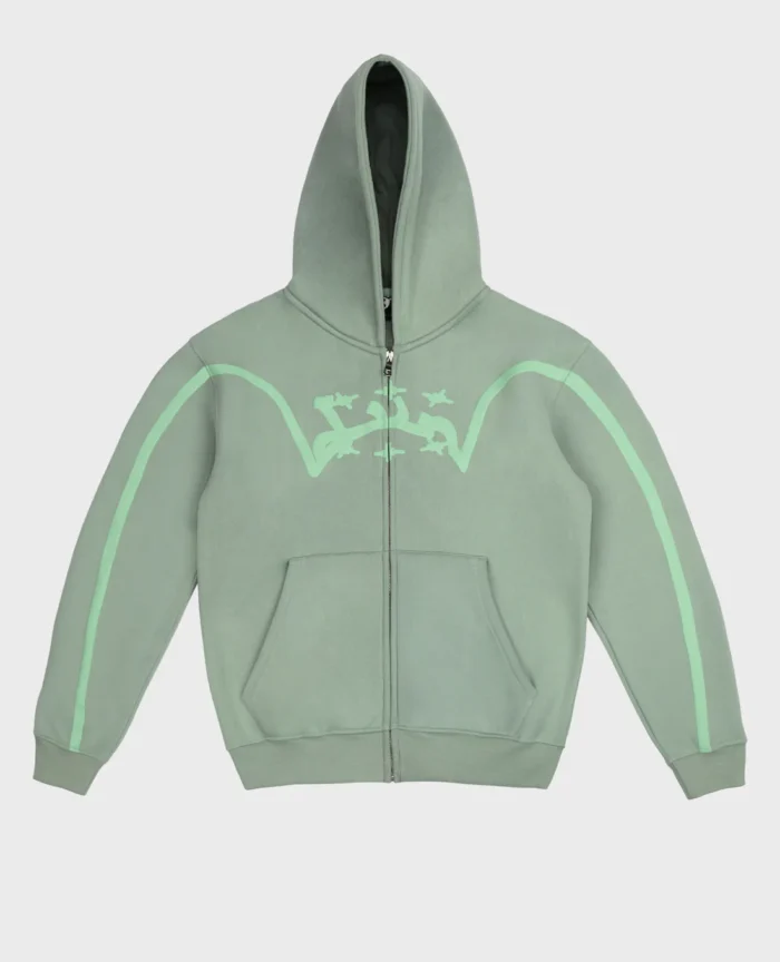 Divin By Divin Line Zip Hoodie