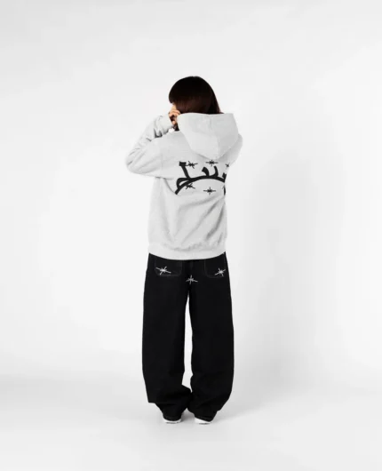 Divin By Divin Mottled Grey Hoodie (2)