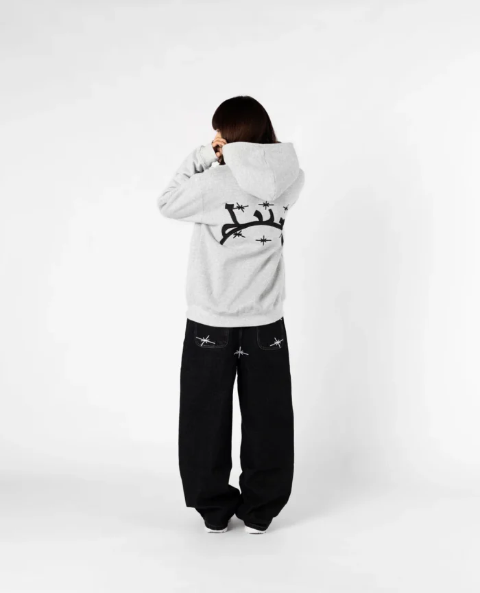 Divin By Divin Mottled Grey Hoodie (2)