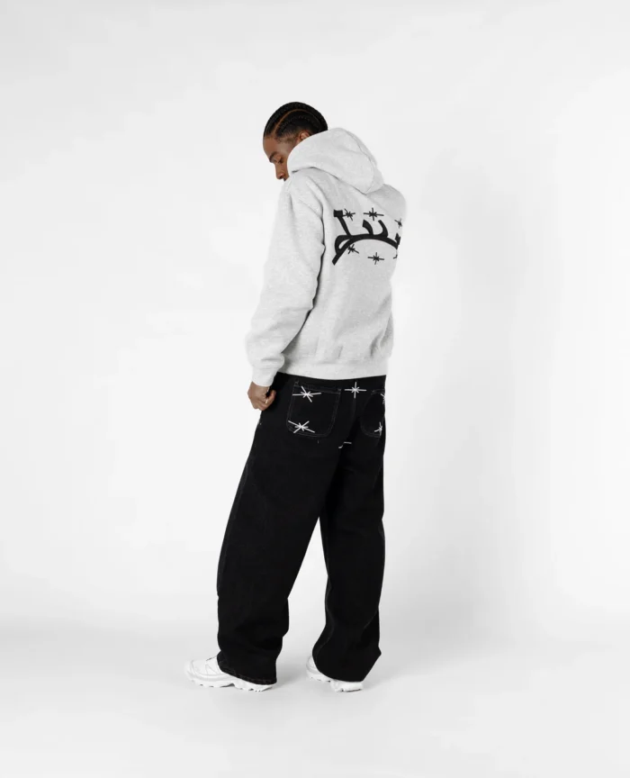 Divin By Divin Mottled Grey Hoodie (3)