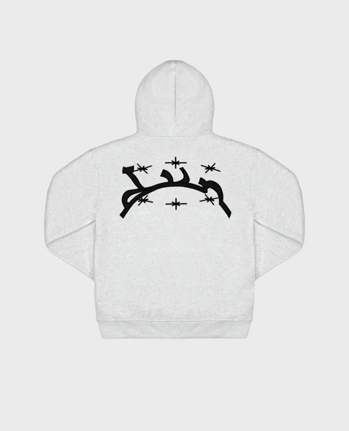 Divin By Divin Mottled Grey Hoodie