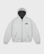 Divin By Divin Mottled Grey Zip