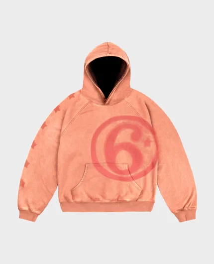 Divin By Divin Red Sunwashed Hoodie