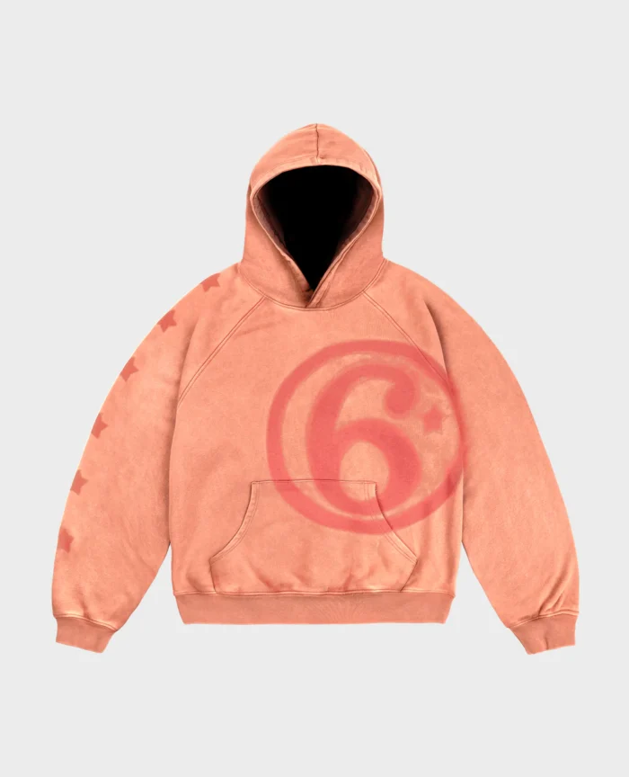 Divin By Divin Red Sunwashed Hoodie