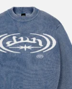 Divin By Divin Trap Washed Blue Knitwear (2)