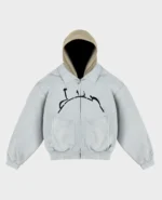 Divin by Divin Archive Blue Hooded Zip Jacket