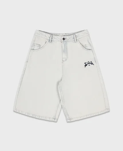 Divin by Divin White Denim Jort (2)