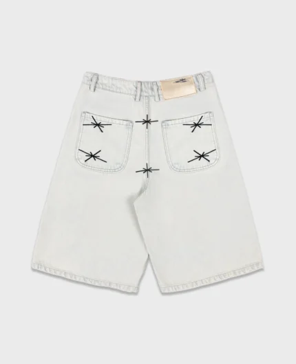 Divin by Divin White Denim Jort