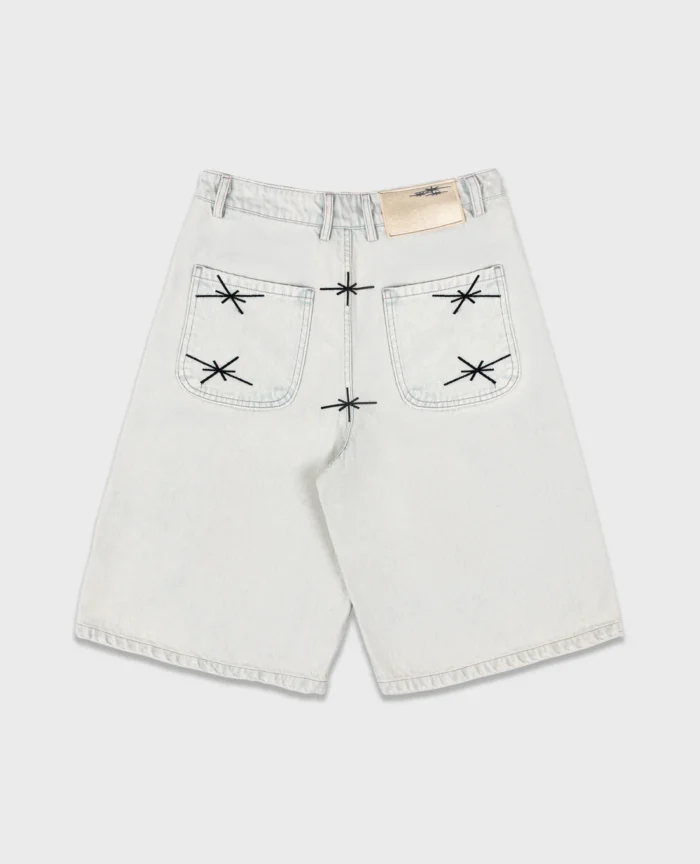 Divin by Divin White Denim Jort