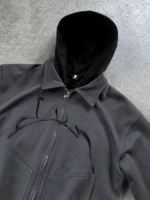 Divine By Divine Dark Hooded Zip Jacket (2)