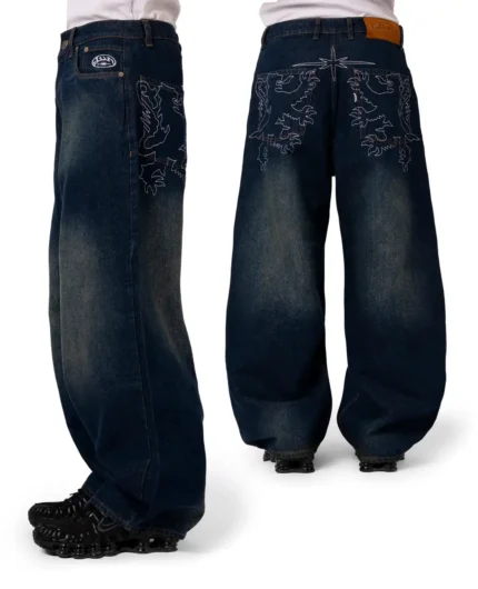 DivinByDivin Denim bleu bête à l'huile (2)