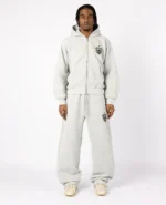 DivinByDivin Gris Coa Broderie Fermeture éclair (4)