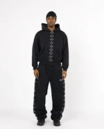 DivinByDivin Pantalon de jogging vertébrique noir (4)