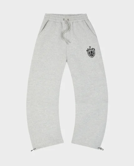 DivinByDivin Pantalon de jogging vgris brodé Coa