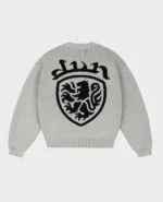 DivinByDivin Tricot Grey à motifs armoiries