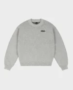 DivinByDivin Tricot Grey à motifs armoiries (2)