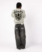 DivinByDivin Tricot Grey à motifs armoiries (3)