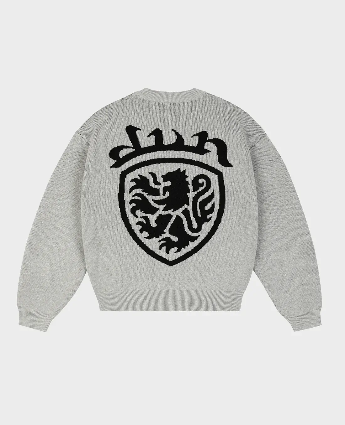 DivinByDivin Tricot Grey à motifs armoiries DivinByDivin Tricot Grey à motifs armoiries