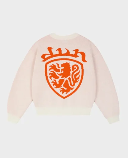 DivinByDivin Tricot blanc à armoiries