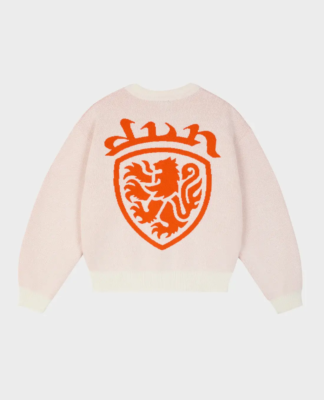 DivinByDivin Tricot blanc à armoiries DivinByDivin Tricot blanc à armoiries