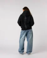 DivinByDivin Vertèbre Noire Fermeture Éclair (5)