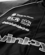 DivinByDivin Veste de survêtement noire Rally (11)
