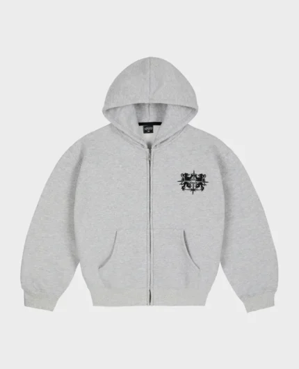 DivinByDivin Gris Blason Zip