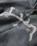 DivinByDivin Gris foncé Curb Zip (5)