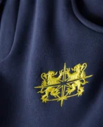 DivinByDivin Pantalon de jogging Blason bleu (2)