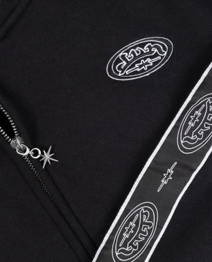 DivinbyDivin Fermeture éclair à rayures noires (2)