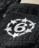 Jean camouflage noir DivinByDivin 6Snow (4)