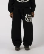 Pantalon de jogging DivinByDivin noir 6 étoiles (3)