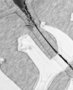 Sac à dos DivinByDivin Gris 6 étoiles Patch Zip (2)